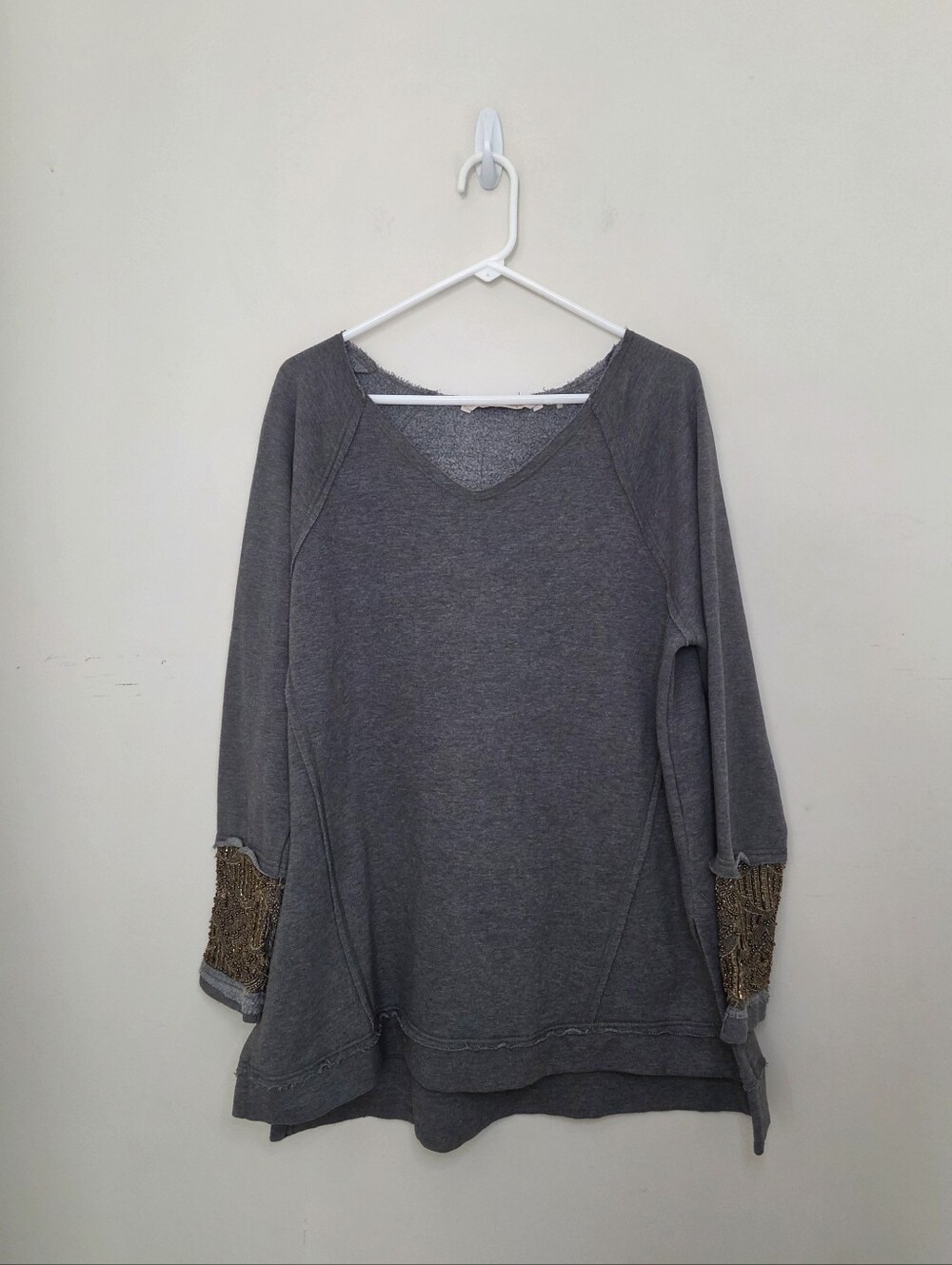 Women's Soft Surroundibgs Gray Oversize Sweatshirt Sz Large